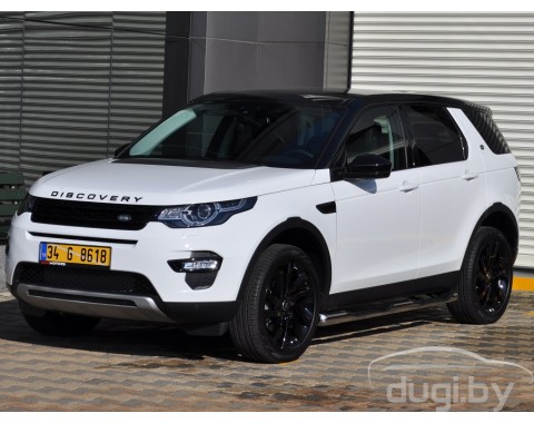 Пороги - трубы "Delux" для Discovery Sport (2014-...).